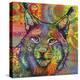 The Lynx, Big Cats, Animals, Colorful, Pop Art, Stencils-Russo Dean-Premier Image Canvas