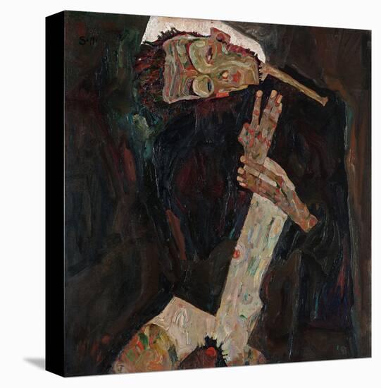 The Lyricist-Egon Schiele-Stretched Canvas