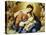 The Madonna and Child in Glory with Cherubs-Giovanni Battista Salvi da Sassoferrato-Premier Image Canvas