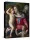 The Madonna and Child with Saint John the Baptist and Saint Elizabeth, C.1540-Agnolo Bronzino-Premier Image Canvas