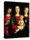 The Madonna and Child with St. John the Baptist and St. Catherine of Alexandria-Perugino-Premier Image Canvas