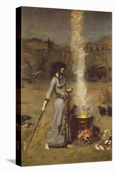 The Magic Circle-John William Waterhouse-Premier Image Canvas