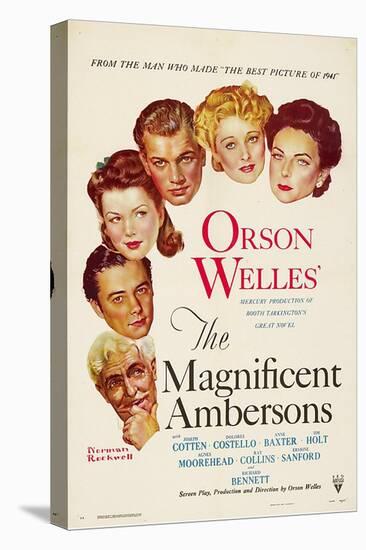 The Magnificent Ambersons, Agnes Moorehead, Dolores Costello, 1942-null-Stretched Canvas