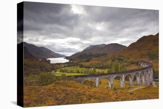 The Magnificent Glenfinnan Viaduct in the Scottish Highlands, Argyll and Bute, Scotland, UK-Julian Elliott-Premier Image Canvas