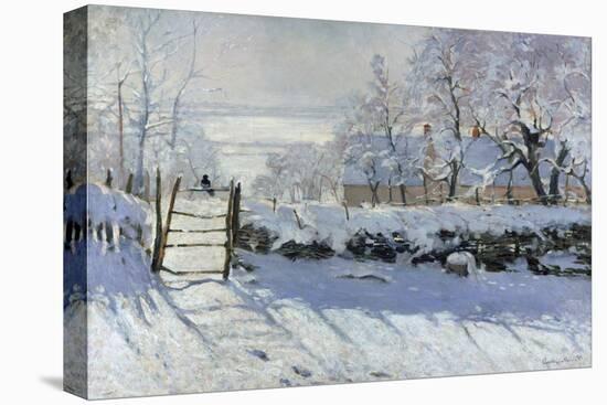 The Magpie, 1869-Claude Monet-Premier Image Canvas