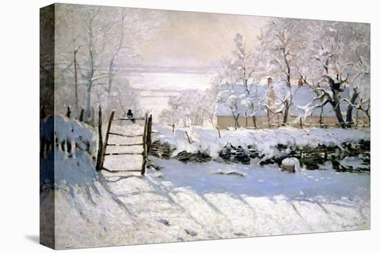 The Magpie, 1869-Claude Monet-Premier Image Canvas