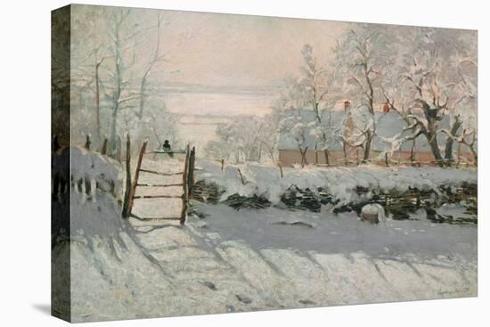 The Magpie, Etretat, Winter 1868-69-Claude Monet-Premier Image Canvas