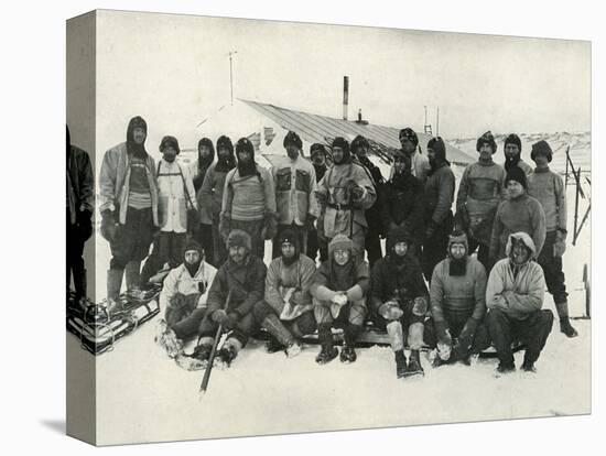 'The Main Party at Cape Evans After The Winter, 1911', (1913)-Herbert Ponting-Premier Image Canvas