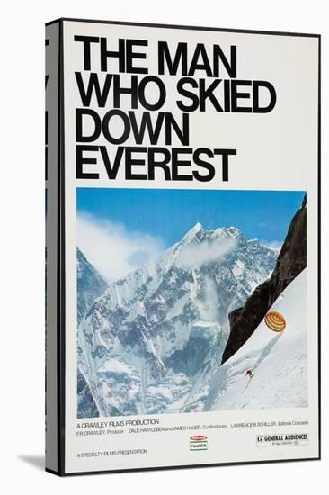 THE MAN WHO SKIED DOWN EVEREST, Yuichiro Miura, 1975-null-Stretched Canvas