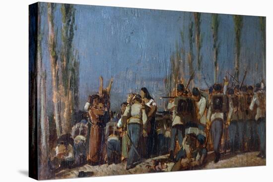 The Mantua Massacres-Giovanni Fattori-Premier Image Canvas