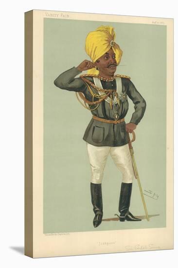 The Maraj Sir Pertab Sing, Jodhpore, 27 August 1887, Vanity Fair Cartoon-Sir Leslie Ward-Premier Image Canvas
