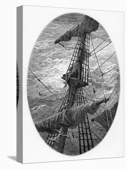 The Mariner Up the Mast During a Storm-Gustave Doré-Premier Image Canvas