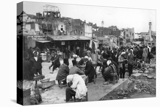 The Market, Beirut, Lebanon, C1920S-C1930S-null-Premier Image Canvas