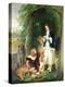 The Marquess of Stafford and the Lady Evelyn Gower-Edwin Henry Landseer-Premier Image Canvas