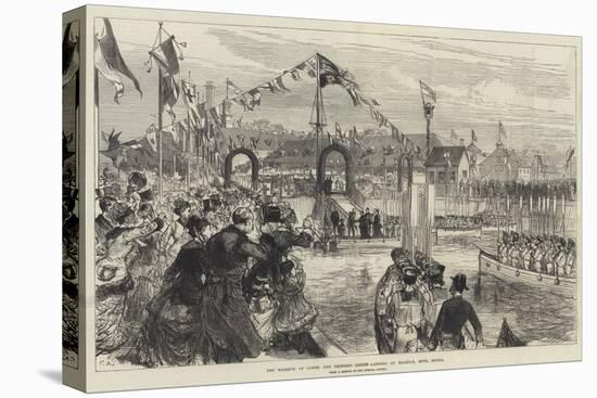 The Marquis of Lorne and Princess Louise Landing at Halifax, Nova Scotia-Charles Robinson-Premier Image Canvas