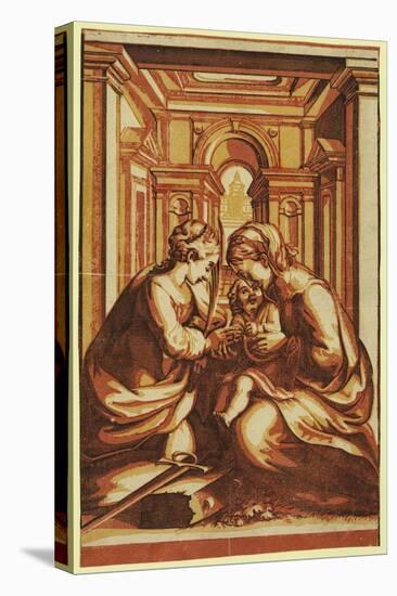 The Marriage of St. Catherine-Correggio-Premier Image Canvas