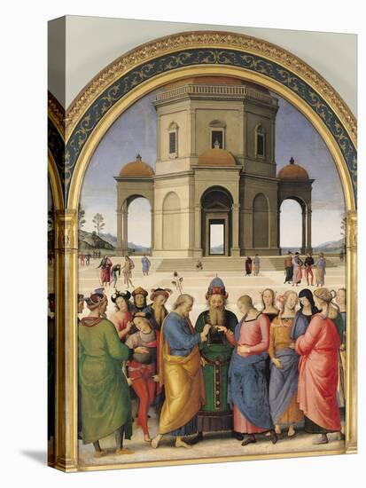 The Marriage of the Virgin, 1500-04-Pietro Perugino-Premier Image Canvas