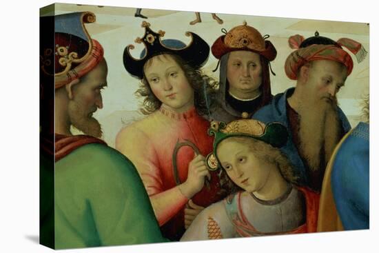 The Marriage of the Virgin, Detail of the Suitors, 1500-04-Pietro Perugino-Premier Image Canvas