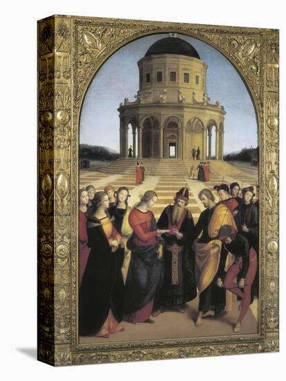 The Marriage of the Virgin-Raphael-Stretched Canvas