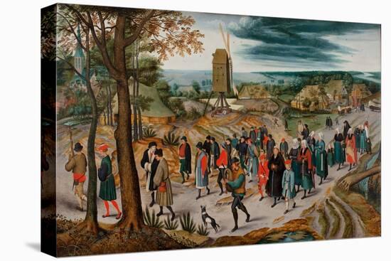 The Marriage Procession (Oil on Panel)-Pieter the Younger Brueghel-Premier Image Canvas