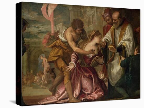 The Martyrdom and Last Communion of St. Lucy-Paolo Veronese-Premier Image Canvas