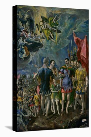 The Martyrdom of Saint Mauritius, 1580-1582-El Greco-Premier Image Canvas