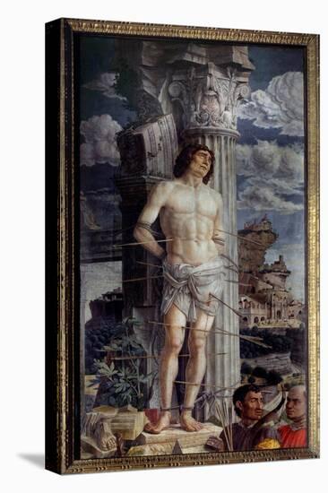 The Martyrdom of Saint Sebastian, 1480 (Oil on Canvas)-Andrea Mantegna-Premier Image Canvas