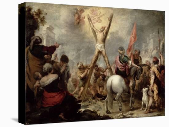 The Martyrdom of St. Andrew, 1675-82-Bartolome Esteban Murillo-Premier Image Canvas
