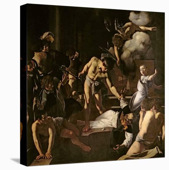 The Martyrdom of St. Matthew, 1599-1600-Caravaggio-Premier Image Canvas