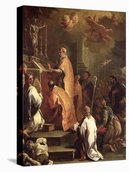 The Mass of St. Gregory-Luca Giordano-Premier Image Canvas