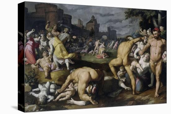 The Massacre of the Innocents, 1590-Cornelis Cornelisz. van Haarlem-Premier Image Canvas