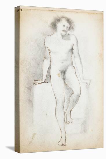 The Mastbaum Album, C.1860-80 (Graphite, Ink & Wash on Paper)-Auguste Rodin-Premier Image Canvas