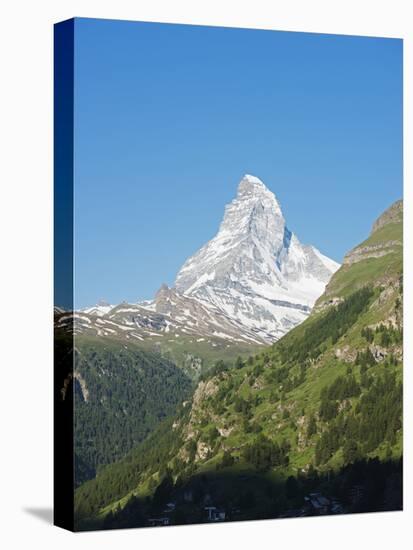 The Matterhorn, 4478M, Zermatt, Valais, Swiss Alps, Switzerland, Europe-Christian Kober-Premier Image Canvas