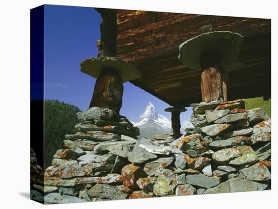 The Matterhorn Mountain (4478M) from Findeln, Valais (Wallis), Swiss Alps, Switzerland, Europe-Hans Peter Merten-Premier Image Canvas