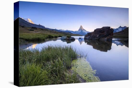 The Matterhorn Reflected in Lake Stellisee at Dawn, Swiss Alps-Roberto Moiola-Premier Image Canvas