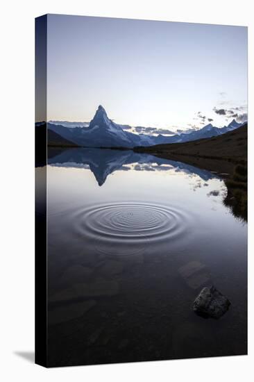 The Matterhorn Reflected in Stellisee at Sunset-Roberto Moiola-Premier Image Canvas