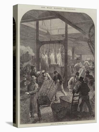 The Meat Market, Smithfield, Arrival of an Early Meat Train-null-Premier Image Canvas