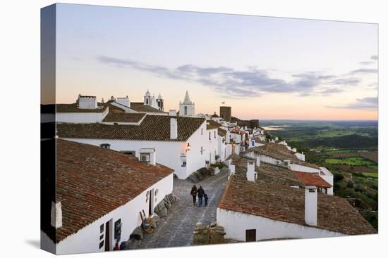 The medieval and historic village of Monsaraz at twilight. Alentejo, Portugal-Mauricio Abreu-Premier Image Canvas