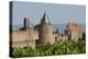 The Medieval Walled Town of Carcassonne, Languedoc-Roussillon, France, Europe-Martin Child-Premier Image Canvas