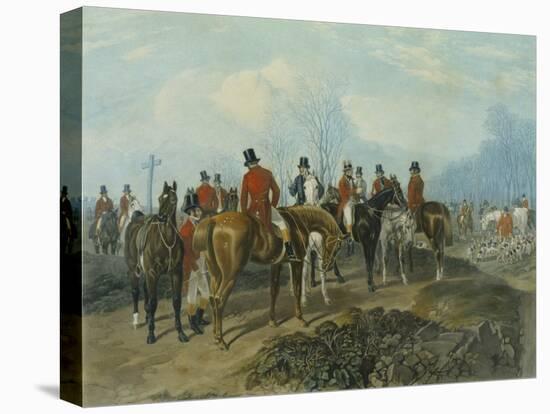 The Meet, Engraved by Huffman and Mackrill-John Frederick Herring I-Premier Image Canvas