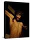 The Merciful Christ, Detail of Head with Crown of Thorns-null-Premier Image Canvas