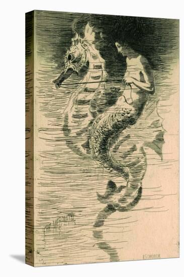 The Mermaid, c.1880-Frederick Stuart Church-Premier Image Canvas