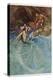 The Mermaid Falls in Love with the King-Warwick Goble-Premier Image Canvas