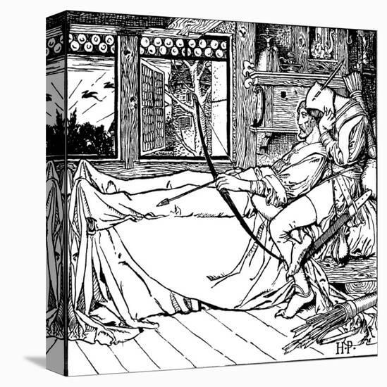 The Merry Adventures of Robin Hood-Howard Pyle-Stretched Canvas