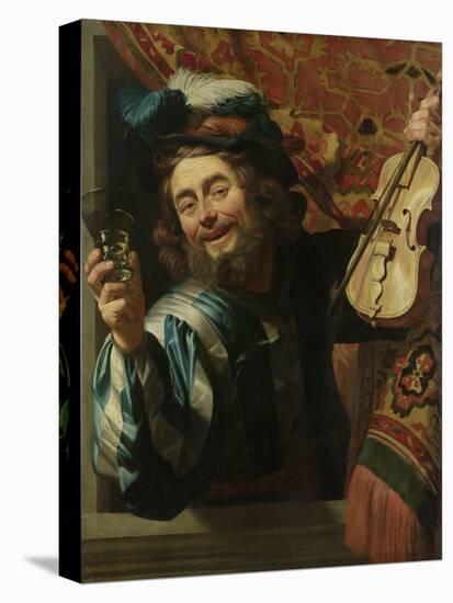 The Merry Fiddler, 1623-Gerrit van Honthorst-Premier Image Canvas