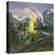 The Midsummer Fire by Astrup-Nikolai Astrup-Premier Image Canvas