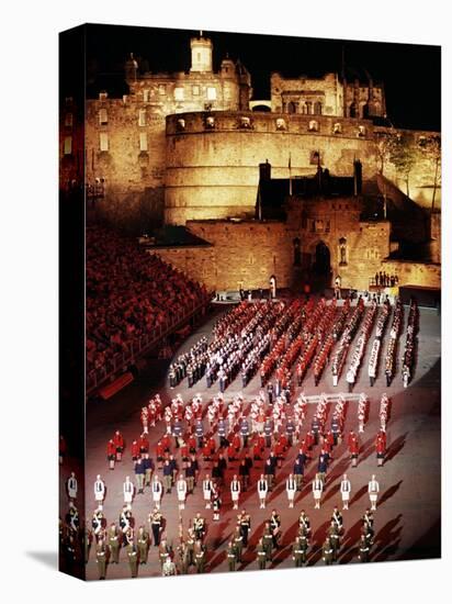 The Military Tattoo, Edinburgh, Lothian, Scotland, United Kingdom-Adam Woolfitt-Premier Image Canvas