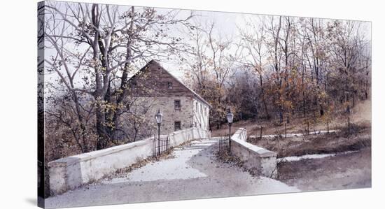 The Mill Bridge-Ray Hendershot-Stretched Canvas