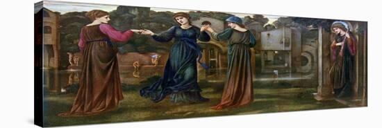 The Mill, Girls Dancing to Music by a River, 1870-Edward Burne-Jones-Premier Image Canvas