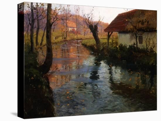 The Mill Stream-Fritz Thaulow-Premier Image Canvas